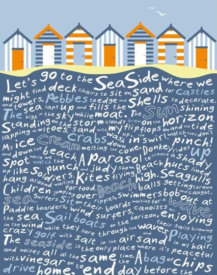 Lets go to the seaside - Rail Prints